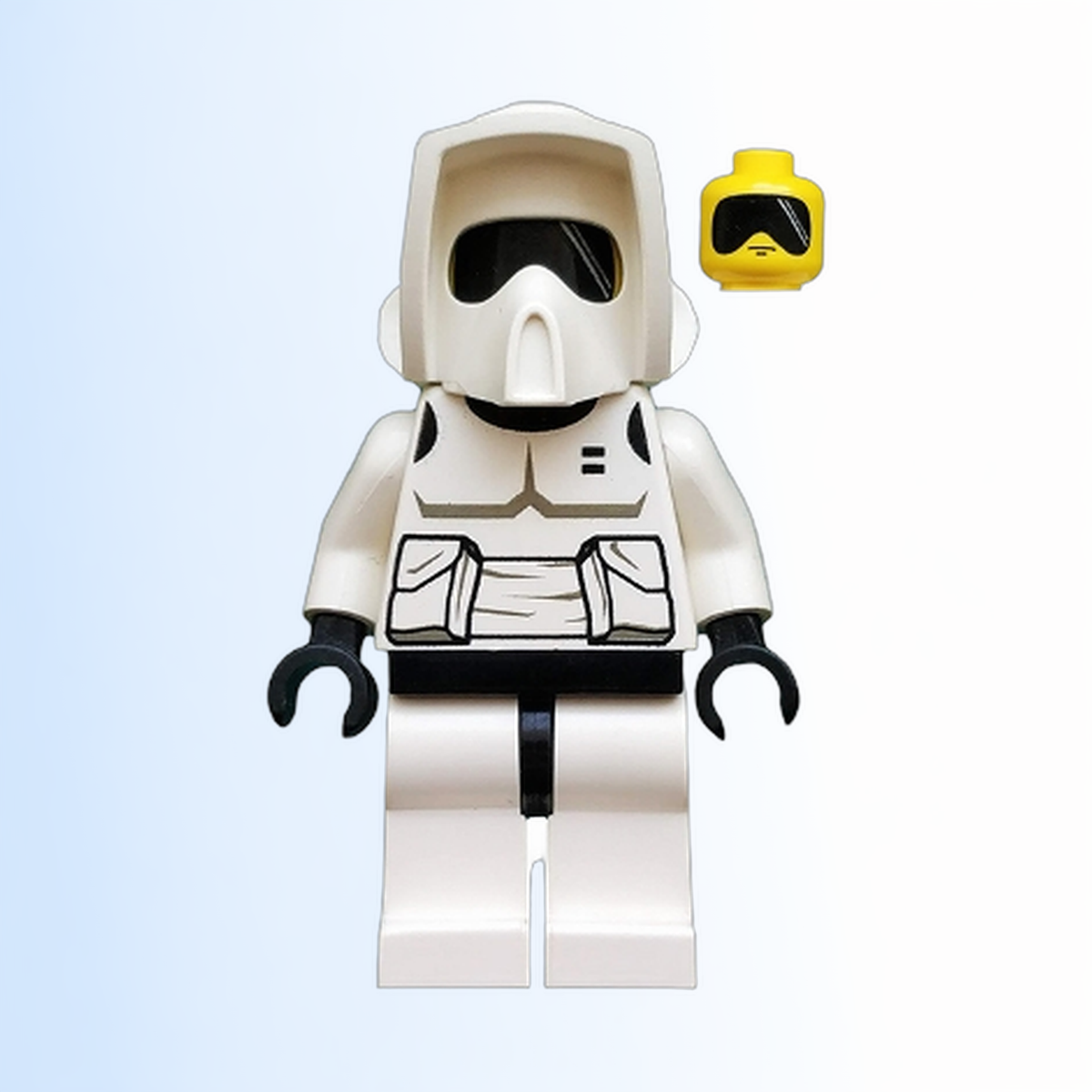 Imperial Scout Trooper - Yellow Head, Dark Gray Torso Print - sw0005