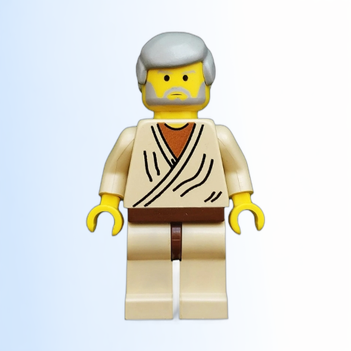 Obi-Wan Kenobi - Old, Yellow Head, Light Gray Hair - sw0023