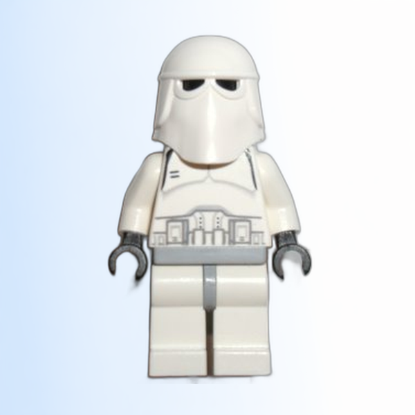 Snowtrooper, Light Bluish Gray Hips, Black Hands (Falcon blue box) - sw0080