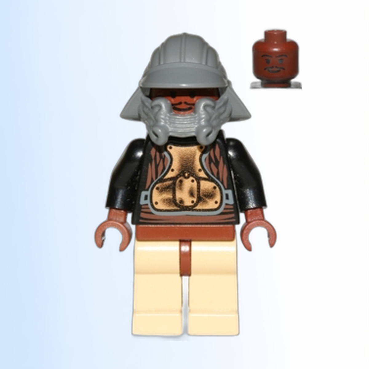 Lando Calrissian - Skiff Guard, Reddish Brown Hips - sw0086