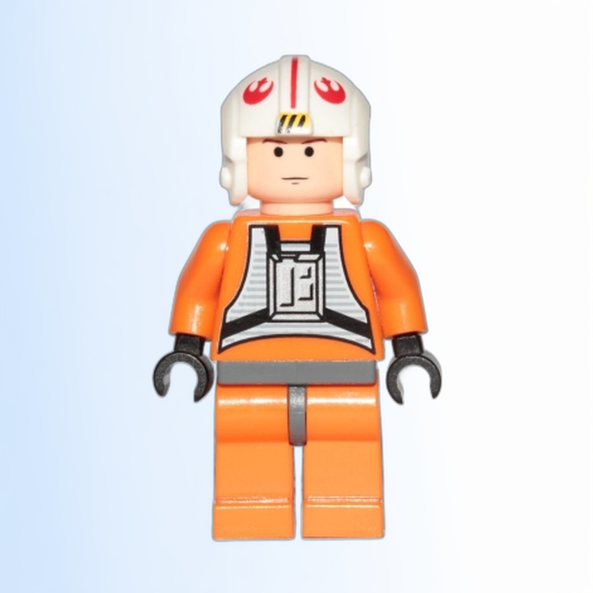 Luke Skywalker - Pilot Suit, Simple Torso and Helmet, Light Nougat Head - sw0090