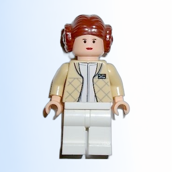 Princess Leia - Hoth Outfit, Tan Jacket, Textured Hair with Buns - sw0113