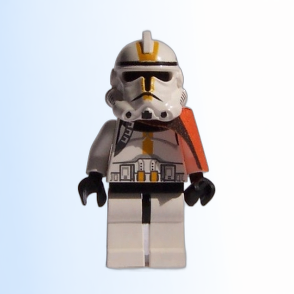 Clone Trooper, 327th Star Corps (Phase 2) - Black Head, Orange Cloth Pauldron - sw0128