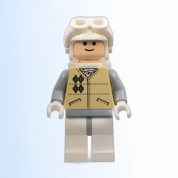 Hoth Rebel - Light Nougat Head, White Visor Goggles - sw0167