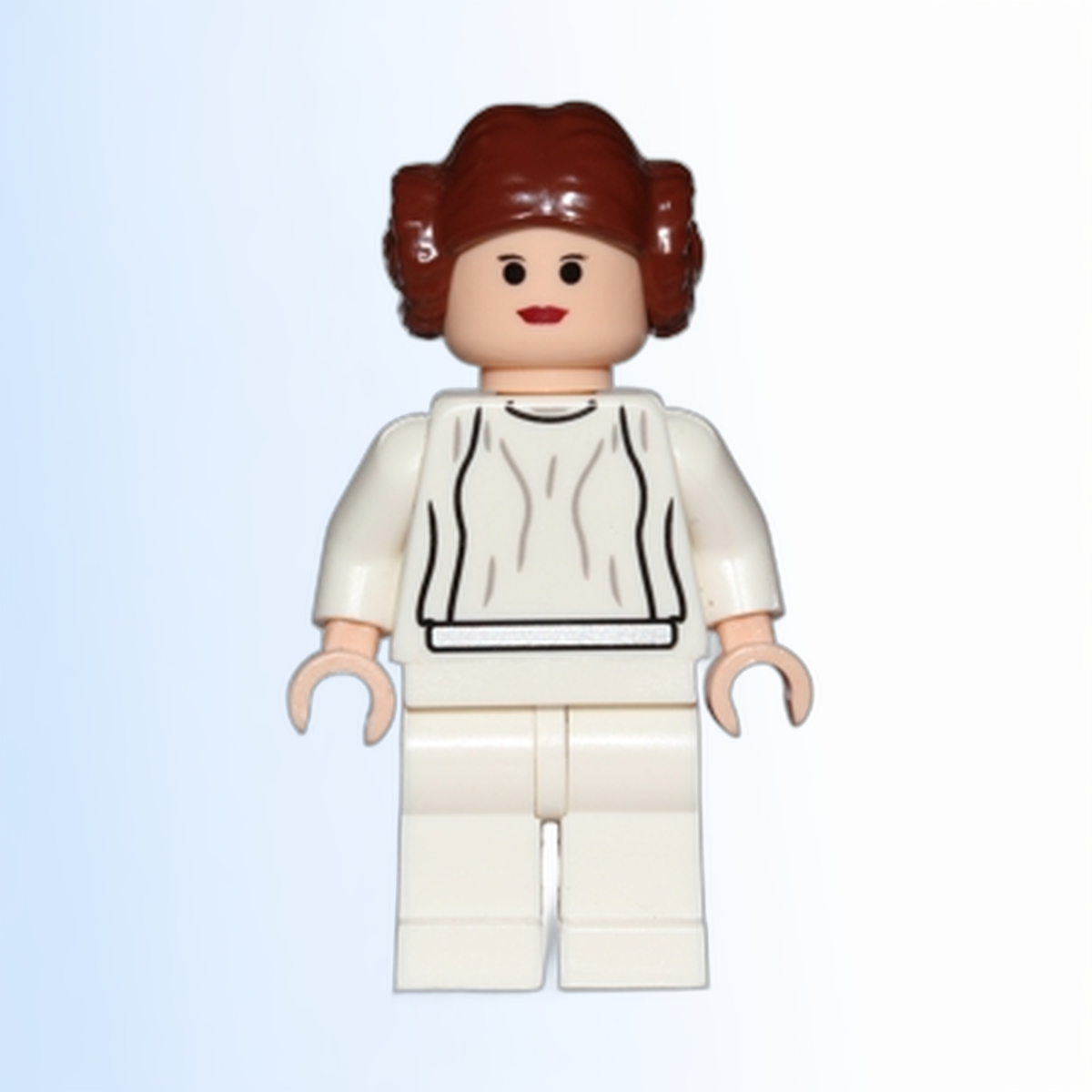 Princess Leia - White Dress, Simple Belt, Large Eyes - sw0175b