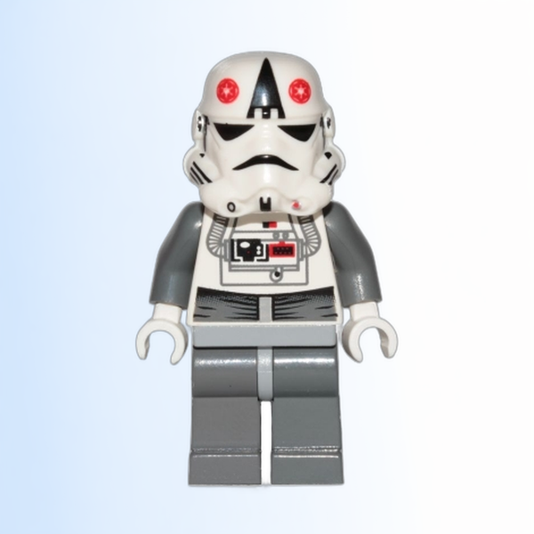 AT-AT Driver - Red Imperial Logo, Bluish Grays, Black Head, Stormtrooper Helmet - sw0177
