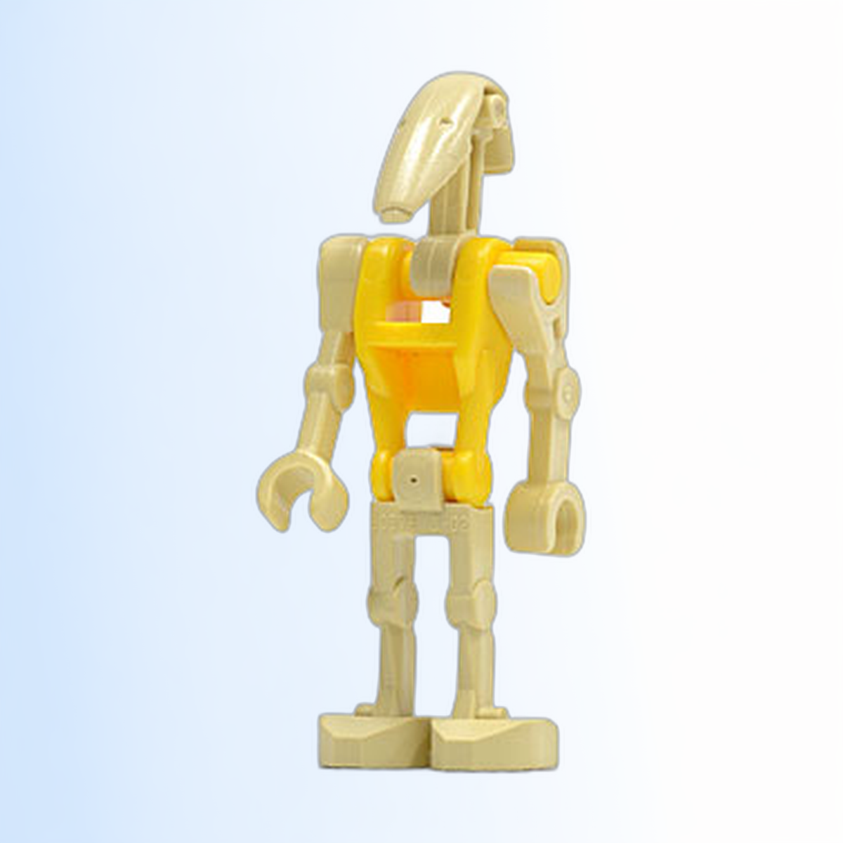 Battle Droid Commander - Yellow Torso, Angled Arm and Straight Arm - sw0184