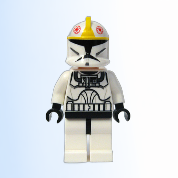 Clone Trooper Pilot (Phase 1) - Yellow Markings, Large Eyes - sw0191