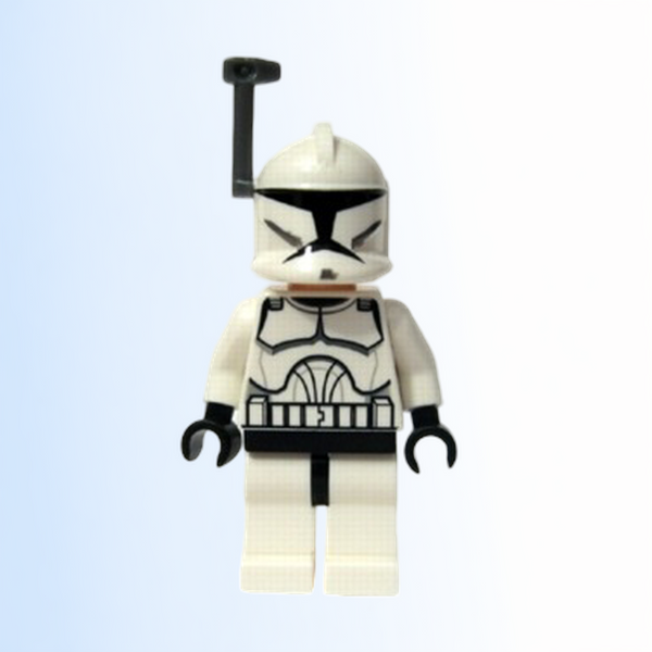 Clone Trooper (Phase 1) - Dark Bluish Gray Rangefinder, Large Eyes - sw0200