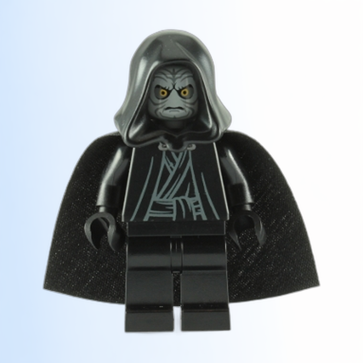 Emperor Palpatine - Light Bluish Gray Head, Black Hands - sw0210