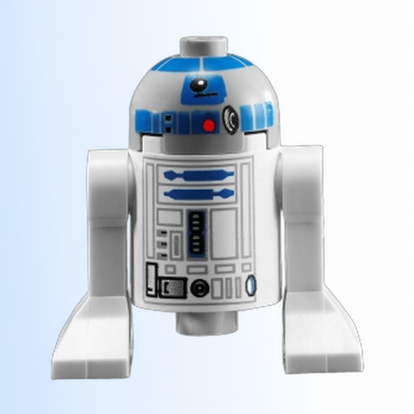 Astromech Droid, R2-D2, Light Bluish Gray Head - sw0217