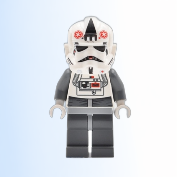 AT-AT Driver - Red Imperial Logo, Bluish Grays, Black Head, Stormtrooper Type 2 Helmet - sw0262