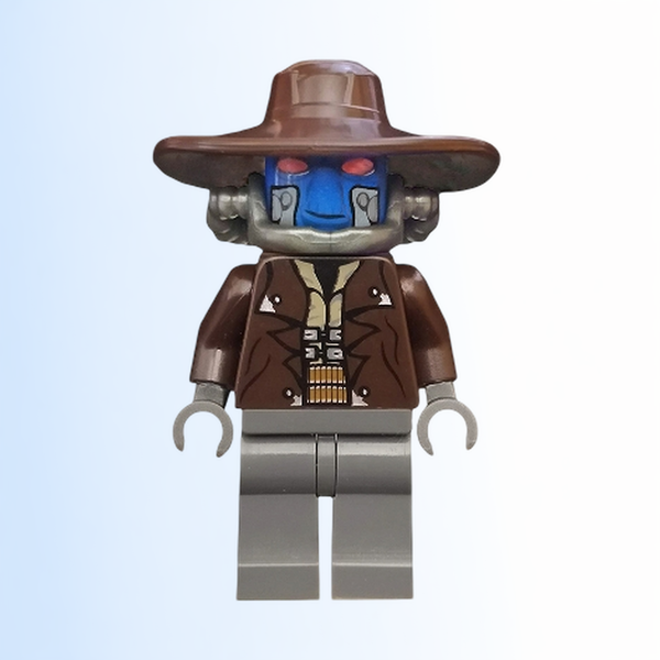 Cad Bane - Blue Head, Dark Bluish Gray Legs - sw0285