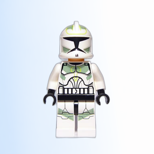 Clone Trooper, Horn Company (Phase 1) - Sand Green and Lime Markings, Large Eyes - sw0298