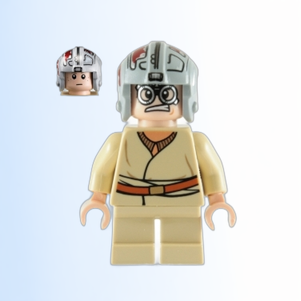 Anakin Skywalker - Short Legs, Light Bluish Gray Helmet - sw0327