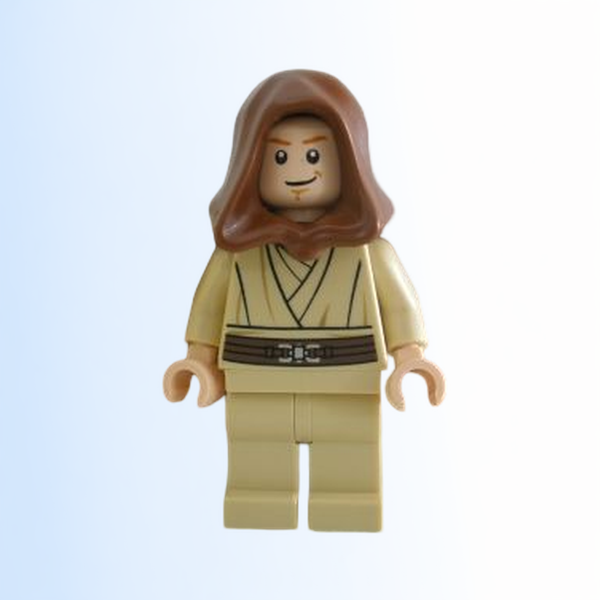 Obi-Wan Kenobi (Young with Hood and Cape, Tan Legs, Smile) - sw0329