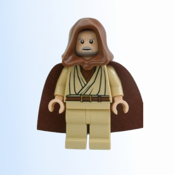 Obi-Wan Kenobi - Old, Reddish Brown Hood and Cape, Eyes with Glints - sw0336