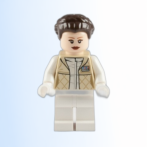 Princess Leia - Hoth Outfit, Tan Jacket, Braided Hair - sw0346