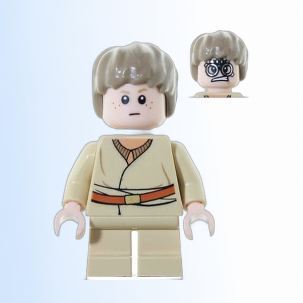 Anakin Skywalker - Short Legs, Short Tousled Hair, Belt with Gold Buckle - sw0349