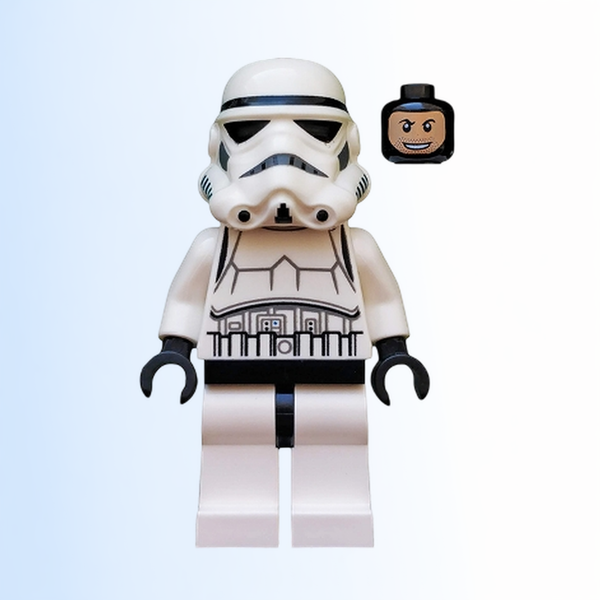 Imperial Stormtrooper - Printed Black Head, Dotted Mouth Helmet, Detailed Armor - sw0366