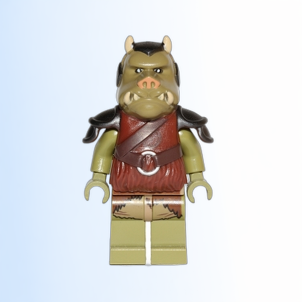 Gamorrean Guard - Olive Green, Dark Tan Hips - sw0405