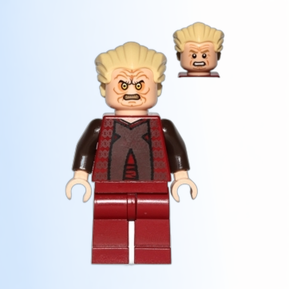 Chancellor Palpatine - Dark Red Outfit, Legs, Tan Hair - sw0418