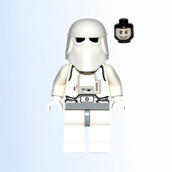 Snowtrooper, Light Bluish Gray Hips, White Hands, Printed Head - sw0428