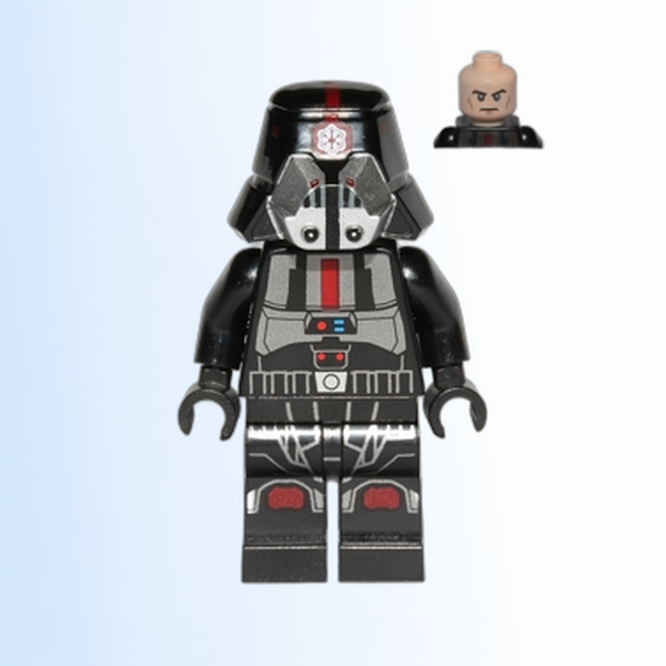 Sith Trooper - Black Armor with Printed Legs - sw0443