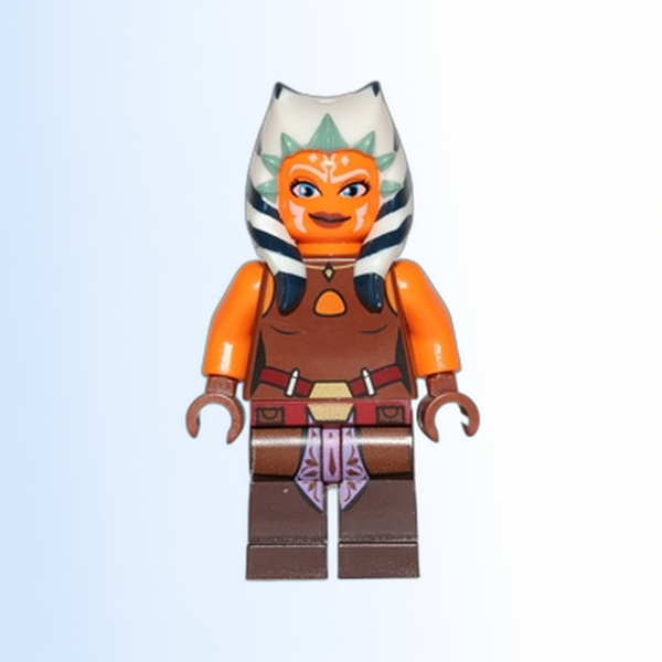 Ahsoka Tano (Padawan) - Reddish Brown Backless Vest with Necklace and Belt - sw0452