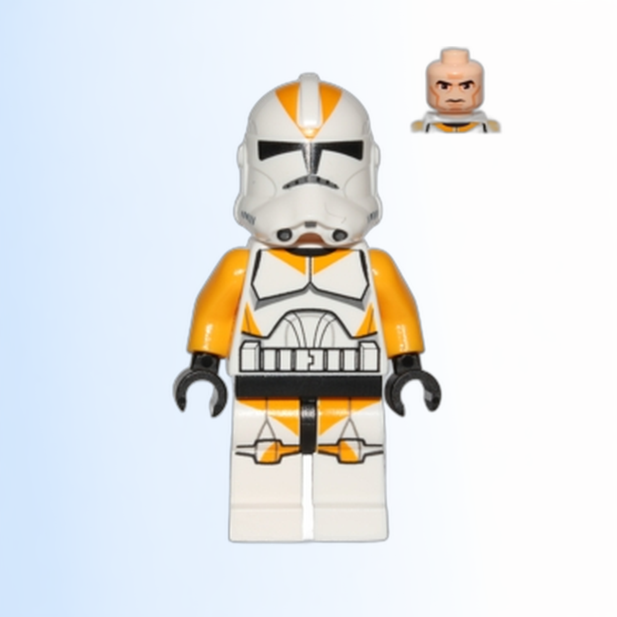 Clone Trooper, 212th Attack Battalion (Phase 2) - Bright Light Orange Arms, Large Eyes - sw0453