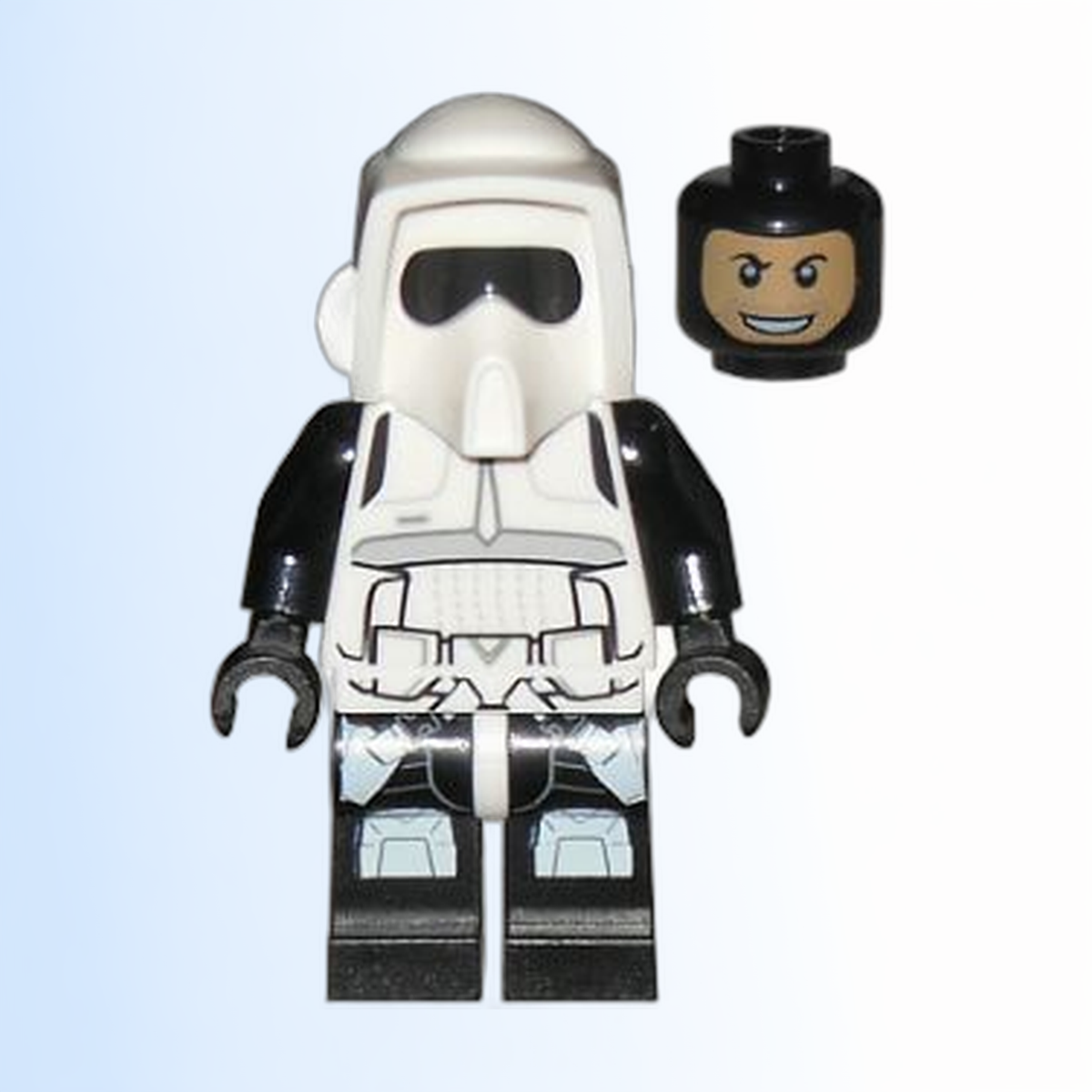 Imperial Scout Trooper - Printed Black Head and Legs - sw0505