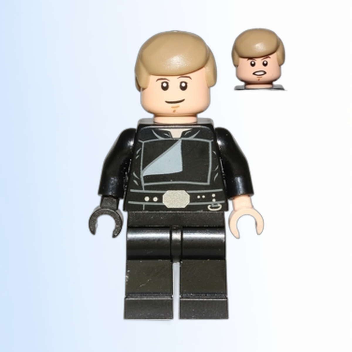 Luke Skywalker (Jedi Master, Endor, Dark Tan Hair, Smile / Open Mouth) - sw0509