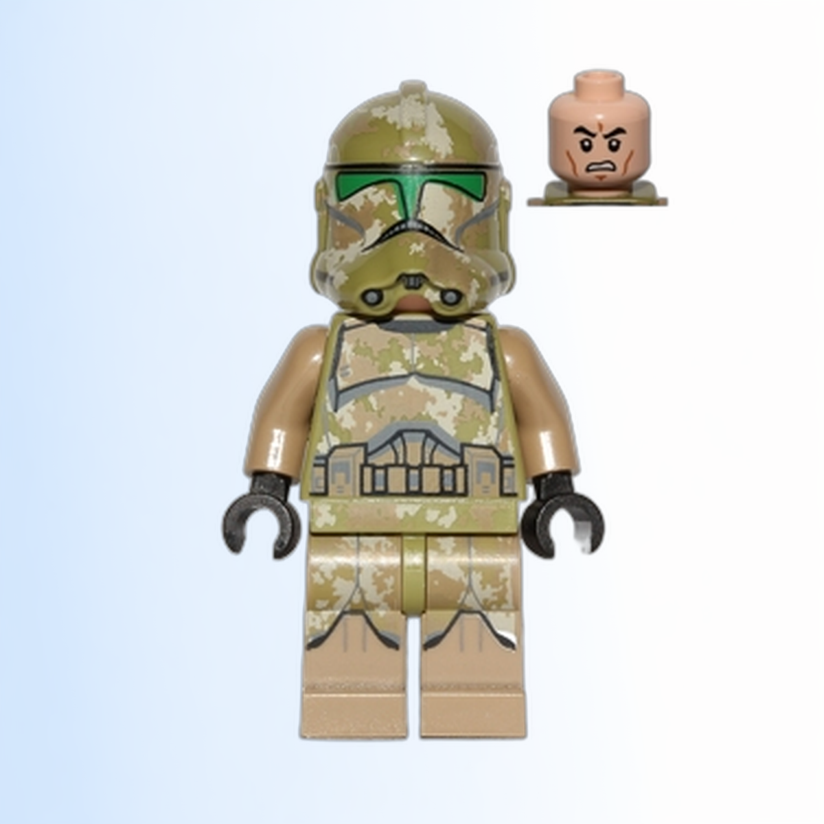 Clone Trooper, 41st Elite Corps (Phase 2) - Kashyyyk Camouflage, Scowl - sw0519