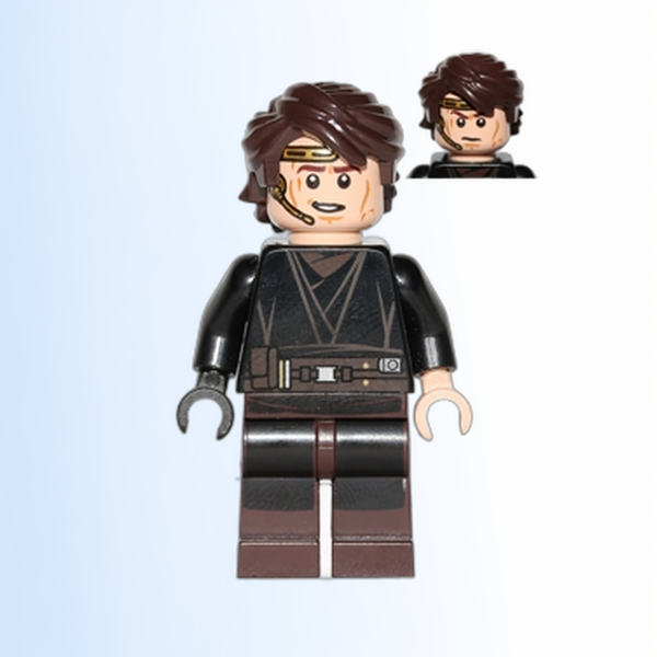 Anakin Skywalker (Dark Brown Legs, Headset) - sw0526