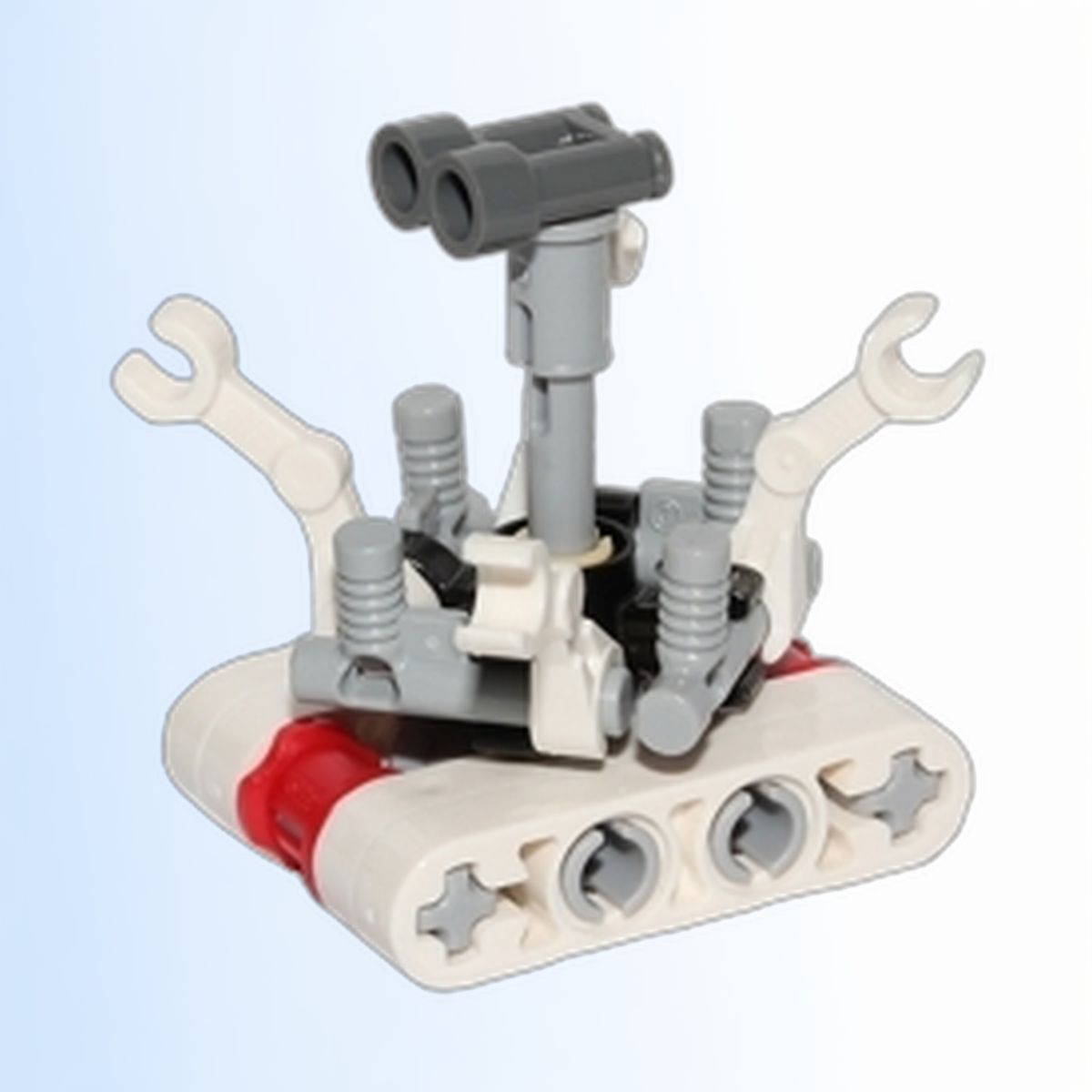 Treadwell Droid - White and Red Body, Dark Bluish Gray Binoculars - sw0550