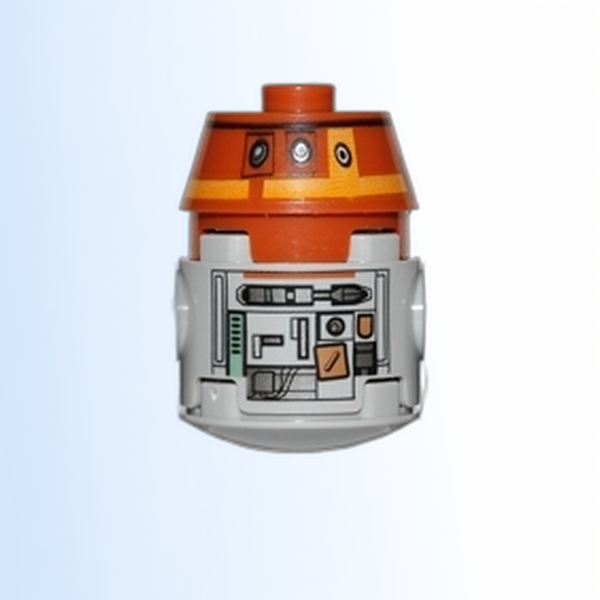 Astromech Droid, C1-10P (Chopper) - Light Bluish Gray Body - sw0565