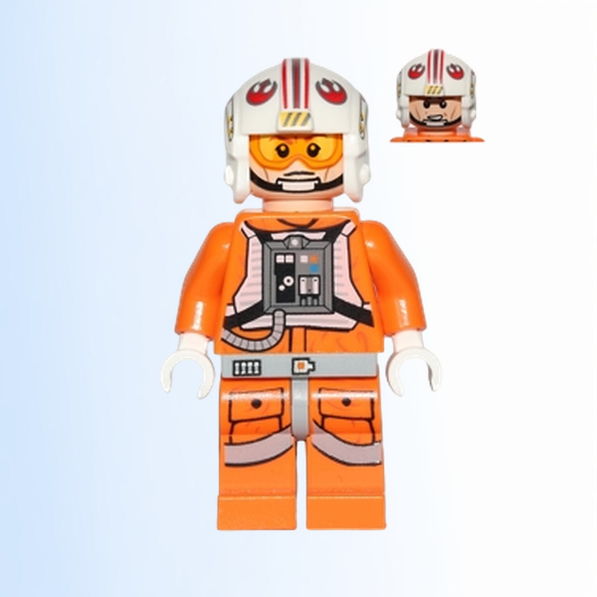 Luke Skywalker (Pilot, Printed Legs, Cheek Lines) - sw0569