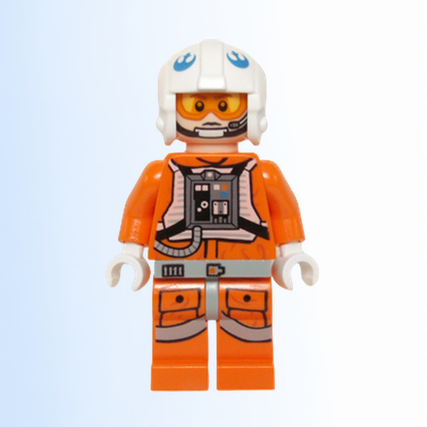 Snowspeeder Pilot - White Helmet, Headset - sw0597