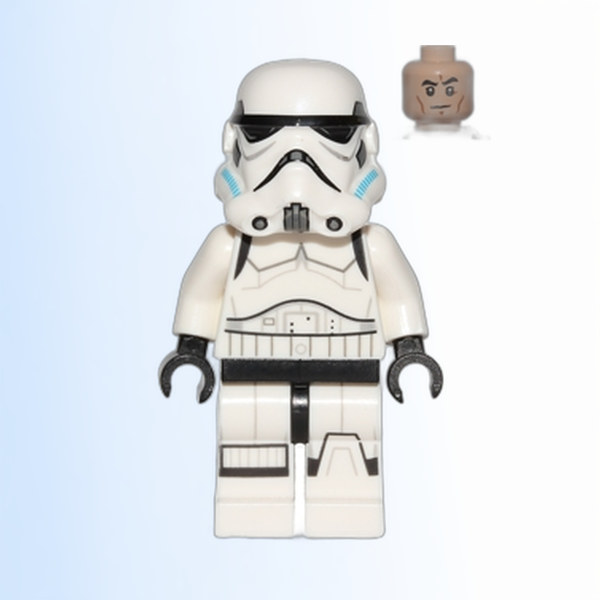 Imperial Stormtrooper - Printed Legs, Dark Azure Helmet Vents, Frown - sw0617