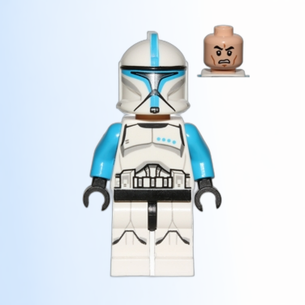 Clone Trooper Lieutenant (Phase 1) - Printed Legs, Scowl - sw0629