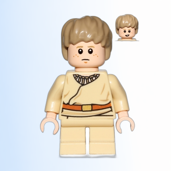 Anakin Skywalker - Short Legs, Short Tousled Hair, Belt with Pouches on Back - sw0640