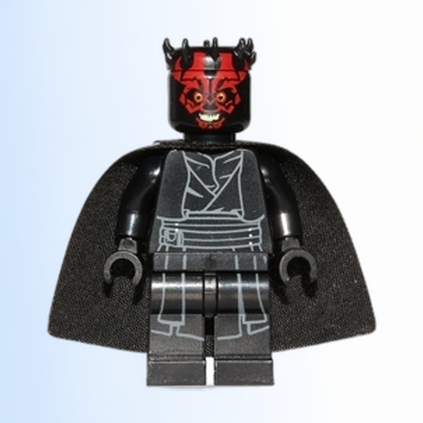 Darth Maul - Horns and Cape, Printed Legs - sw0650