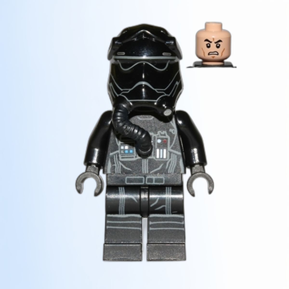 First Order TIE Fighter Pilot, Two White Lines on Helmet - sw0672