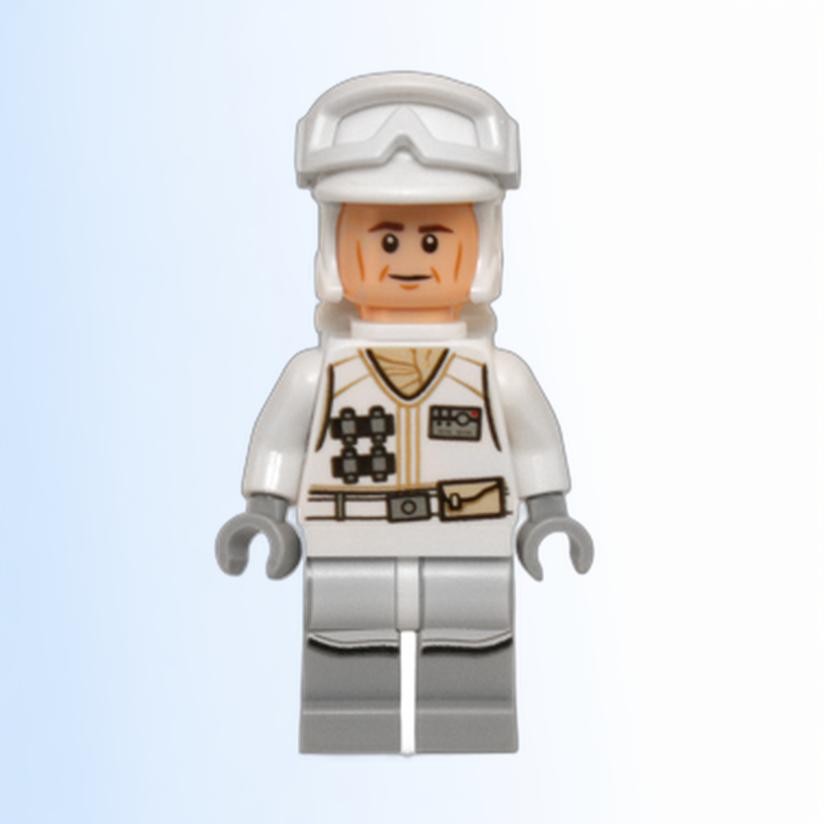Hoth Rebel Trooper White Uniform (Cheek Lines) - sw0678