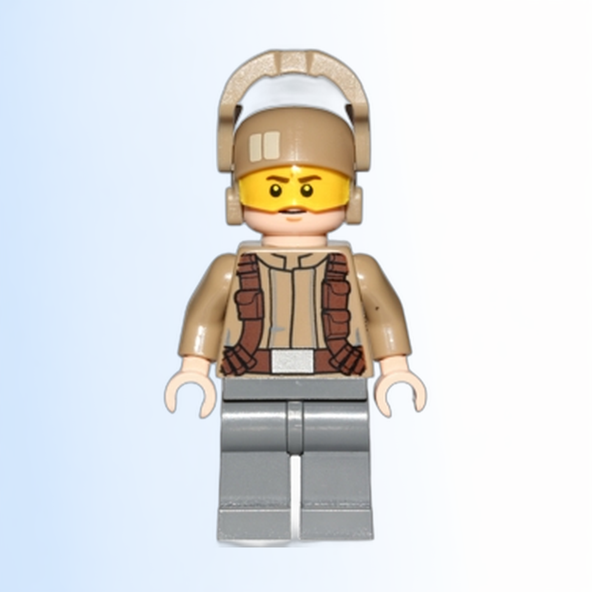 Resistance Trooper - Dark Tan Jacket, Frown, Furrowed Eyebrows - sw0697