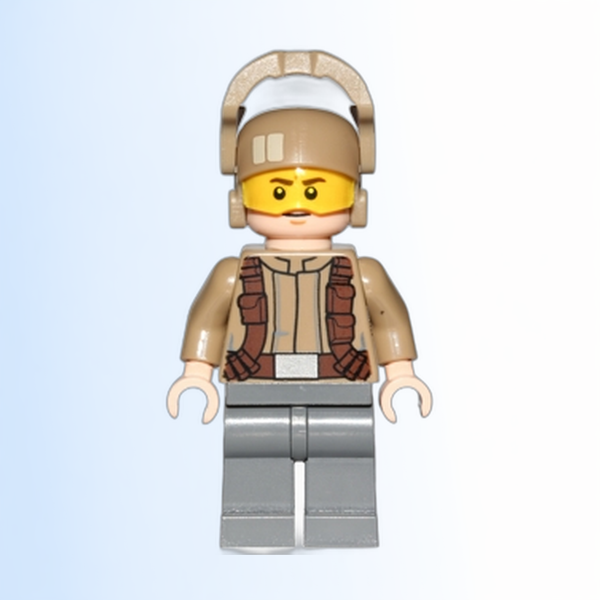 Resistance Trooper - Dark Tan Jacket, Frown, Furrowed Eyebrows - sw0697
