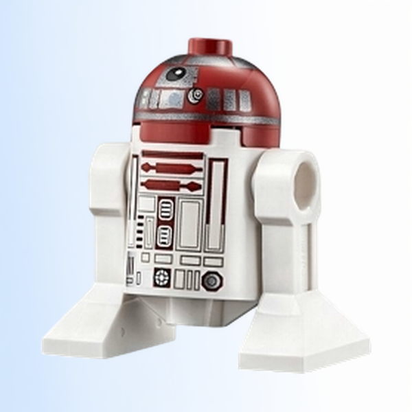 Astromech Droid, R4-P17 - Silver Band Around Dome, Black Outline Rectangles - sw0706