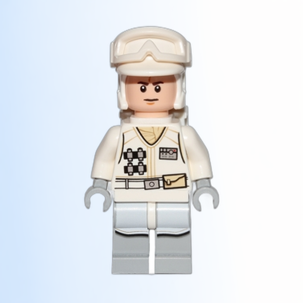 Hoth Rebel Trooper White Uniform (Frown) - sw0708