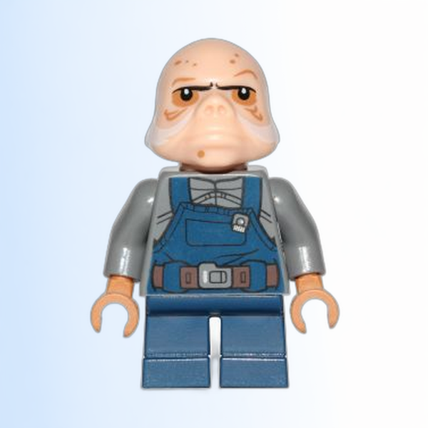 Ugnaught - Dark Blue Overalls and Short Legs - sw0710