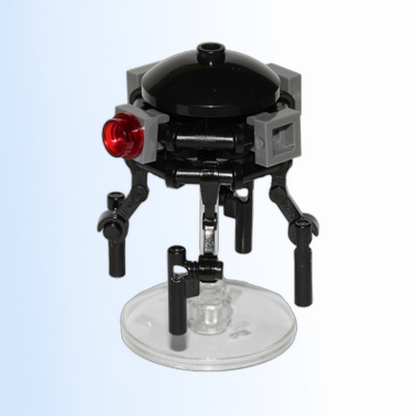 Imperial Probe Droid - Dark Bluish Gray Sensors, Dark Bluish Gray Round Plate Inside - sw0712a